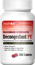 HealthA2Z® Dekongestant PE | Phenylephrine HCl 10 mg | Maks styrke | Nasal & Sinus Congestion Relief på grunn av kalde og allergier (300 count (Pack of 1))