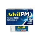 Advil PM smertefri og natt søvnhjelp, ibuprofen for smertelindring og difenhydramin citrate for en søvnhjelp - 120 belagte kapler og smertefri og feberreduser, 10 greve tabletter