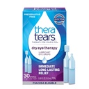 TheraTears Tørr Øyeterapi Lubrerende øyedråper for tørre øyne, preservative gratis øyedråper, 30 enkeltbruksglass