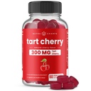 NutraCamps Tart Cherry Gummies - 3000mg Tart Cherry ekstrakt med celery frø - Uric Acid renser Supplement - Antioksidant, felles komfort, fleksibilitet, immun helse, søvn - 60 Vegan Gummies