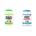 Orgain Organic Plant Basert Protein Powder Bundle - Unsweeted, Vanilla Bean og Superfoods (2 produkter)