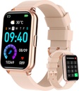 Smart Klokke Fitness Tracker Gjør / svar ringer for kvinner menn med hjertefrekvens blod oksygen søvnmonitor sportsmoduser trinn calorie disk IP68 Vanntett for Android-telefoner og iPhone