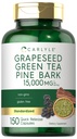 Carlyle Grapefrø, Grønn Te, Pine Bark | 15.000 mg | 150 kapsler ikke-GMO og Glutenfri Supplement