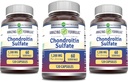Amazing Formler Chondroitin Sulfate 1200 mg per servering kosttilskudd | Kapsler ikke-GMO | Glutenfri | laget i USA (120 greve, 3 pakke)