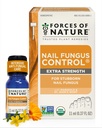 Forces of Nature Toenail Nail Fungus behandling ekstra styrke, organiske antifungal gjenoppretter utseendet av tånegler og fingernegler, homøopatisk medisin for brakket, tørr og skadet negler, 11ml (0,37 fl oz)