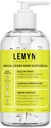 Medisinsk-Grade hånd sanitator Gel – 97 % organisk | 70 % USP etylalkohol | Moisturizing Aloe + Hyaluronsyre | fersk laget i USA | 8oz flaske med pumpe