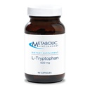 Metabolsk vedlikehold L-tryptofan - 500mg Aminosyre i \"Free Form\" for superior absorpsjon + vitamin B6 - Mood + Appetitt Supplement, Vegan + Ingen fyllstoffer (60 kapsler)