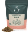 LILY of the VALLEY Triphala Powder - Mix of Amla, Haritaki & Bibhitaki - Utgitt fra India - Herbal Adaptogen Superfood - Vegan & Glutenfri - pakket i forseglbar Pouch (4oz, 113g)
