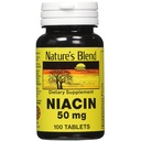 Naturens blanding Niacin 50 Milligram 100 Tabs