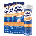 Alka-Seltzer Energiøkning: Koffein & Guarana, B-vitaminer, støtter mental varsling og fysisk energi, Daglig energi Supplement, Fizzy Tabletter, Sukker-fri, Light Tropical Punch Flavor, 30ct