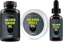 Beard Flux, Beard Grow XL og Beard Bolt XL pakke