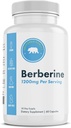 Berberin Supplement 1200mg – 60 Vegan Capsules – Glutenfri, ikke-GMO, Dairy Free – 30 dagers forsyning