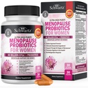 Menopause kosttilskudd for kvinner - 40 milliarder CFU Menopause Probiotika for kvinner - Støtte for Hot Flashs Natt Sweats Mood Swings and Balance - Ikke-GMO, 30 Easy-Swallow Capsules, 30 Services