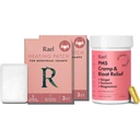 Rael Bundle - PMS Supplement for kvinner (28 kapsler) & Herbal Oppvarming Patches (Små, 8 greve)