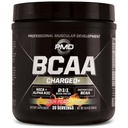 PMD Sports BCAA Charged Delicious Aminosyre Drink Mix for ytelse og utvinning - Øk muskelfunksjonen for trening og daglig energi - Sour Peach Ring (30 Serveringer)