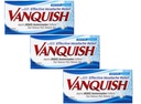 Vanquish Effektiv hodepine relief – Aspirin (NSAID), Acetaminophen, koffein, 100 analgesisk belagte kapeller - 3 Pakke