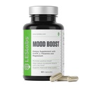 LES Labs Mood Boost – Stress Relief, Mood Support, dyp avslapping og bedre søvn – 5-HTP, Ashwagandha, Rhodiola Rosea, Magnesium, L-Theanine & GABA – Ikke-GMO Supplement – 60 Kapsler