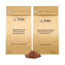 PURE ORIGINAL INGREDIENTS Chasteberry Extract og Licorise Extract Bundle, 1 lb Hver, Ikke-GMO, Glutenfri kosttilskudd