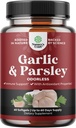Konsentrert Odorless hvitløk Softgels - Parsley Ekstrakt & eldre hvitløk kosttilskudd - Parsley Softgels for Gut Support - 60 Ct