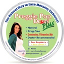 Gravid Pop Drops Plus | 21 Drops | Vitamin B6 for Morgensykhet og kvalme Relief under svangerskapet | Trygg for gravid mamma og baby | Glutenfri | To Flavors: sitron og bringebær