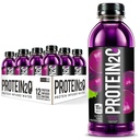 Protein2o 15g Whey Protein Isolate Infundert vann, Klar til å drikke, Sukkerfri, Glutenfri, Laktosefri, Harvest Grape, 16,9 oz flaske (pakke med 12)