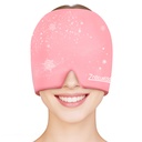 ZNÖCUETÖD Migraine Hodepine Relief Cap Hat Full hode ispakke Wrap kjøling Gel Ice Beanie Cold Cap Hot/Cold Compress Therapy for Sinus, Stress, Tension, hodesmerter Relief, kvinner