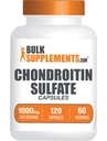 BulkSupplements.com Chondroitin Sulfate Kapsler - Næringstilskudd, Chondroitin Sulfat 1000 mg - Glutenfri, 2 Kapsler per servering, 120 greve (pakke med 1)
