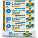 Med Pride Triple Antibiotic Pride Ointment Tube 1 Oz 4-Pack, Førstehjelp for mindre sår, Scratches, Abrasions, med sink, Neomycin, Polymyxin