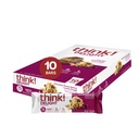 Tenk! Delight, Keto Protein Bars, Sunn Low Carb, Glutenfri Snack - Sjokolade Peanut Smør Cookie Daugh, 10 greve (Packing May Vary)