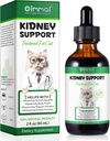 ALIVO Liver Support for katter, lever og nyrer Støtte for katter med naturlig urteekstrakt hjelper balanse katter lever og nyrer helse, naturlig kjæledyr Herbal Supplement for katter - 60 ml