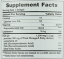 Naturens Bounty Fish Oil, støtter hjertehelse, 1200 Mg, Hurtigutgivelse Softgels, 200 Ct (pakke med 2)