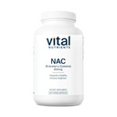Vitale næringsstoffer NAC 600 mg N-acetyl Cysteine | Vegan NAC Supplement | Antioksidant for Sinus, Liver, Immune og Respiratorisk Helse * | Gluten, Dairy, Soya Gratis | 200 kapsler