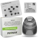 Phonak Cap 4.0 Dome XSmall (0,18 inches=4.5mm) -Generelt OEM Sveits Erstatning av Sonova, Høreapparat Domes for svært smal ørestørrelser - 1 pakke / 10 Domes Totalt
