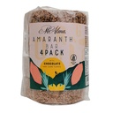 Mi Alma, 4 BAR Pacific Amaranth Bar med sjokolade og maisflakker PREMIUM, Barra de Amaranto con sjokolade, supermat, Glutenfri, sunn snack, 8,4 oz