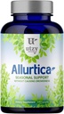 Utzy Naturals Allurtica | Herbal Supplement med Quercetin og Sting Nettle | Seasonal Support for voksne og barn | Non Drowsy | 120 Kapsler