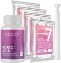 Seroflora Borsyre Vaginal Suppositories 600 mg + Suppository Applikatorer Bundle - Vaginal Helse pH-balanse for kvinner - Hjelper kontroll Vaginal Odor (28ct)