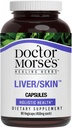 Doctor Morse's Liver/Skin Care Supplement - Naturlig Digestiv System Helse & Eliminering Support - Naturopath Formulert - Melk Thistle Seed, Burdock, Bayberry, Dandelion Root - 90 Kapsler