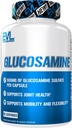 Evlution Nutrition Glukosamine - 500mg Glukosaminsulfat - Felles helsetilskudd - Mobilitet & Fleksibilitetsstøtte - 90 Services