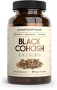 Økologisk svart cohosh 1000 mg 60 serveringer | Menopause, nattsweats og søvnstøtte | Vegetarisk, organisk, ikke-GMO og glutenfri