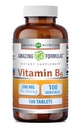 Amazing Formler Vitamin B6 Pyridoxin 200 mg 100 tabletter Supplement | Ikke-GMO | Glutenfri | laget i USA