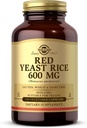 Solgar Red Yeast Rice 600 mg - 120 Grønnsaker Kapsler - Ikke-GMO, Vegansk, Gluten og Dairy Free, Kosher - 60 Services