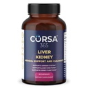 Liver og nyrerense og støtte Herbal Complex - Nyre rengjøring Detox & Repair Liver Kosttilskudd for menn og kvinner - organisk nyregjenoppretting og lever støtte Supplement - 60 Kapsler