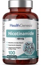 B-3 Nikotinamid 500 mg 100 Vcaps - Nikotinic amid Niacin naturlig flushfri vitaminformula - støtter huden celle helse