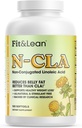 Fit & Lean N-CLA, Vekttap Supplement, Reduserer Belly fett bedre enn CLA, Boost Metabolisme, støtter lean muskel, stimulant gratis, ikke konjugert Linoleic Acid, 120 serveringer (Packing May Vary)