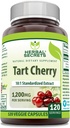Herbal hemmeligheter Tart Cherry 10:1 Standardisert Ekstrakt Supplement | 1200 Mg Per Serving | 120 Veggie kapsler | Ikke-GMO | Glutenfri | laget i USA (1 Pakke, 120 greve)