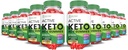 (10 Pack) Aktiv Keto ACV Gummier Avansert Formel 1000MG ActiveKeto Keto Gummies Apple Cider Vinegar Formulert med Pomegranate Beet Juice pulver B12 Vegansk Ikke GMO 600 Gummys