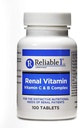 Pålitelig 1 Renalt vitamin C & B kompleks (2 flasker)
