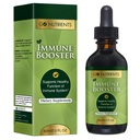 Go Nutrients Immun Booster – Flytende herbal støtte med Echinacea, Goldenseal & Usnea - 7 i 1 Forsterkning Forsvar for voksne og barn | 2 oz Tinktur (48 Serveringer) for naturlig forsvar og velvære