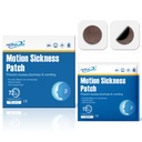 16ct bevegelsessykhet patches - sjøsykhet lapper for Cruise, bil, fly og annen reise - ikke-Drowsy, effektiv, varer 72 timer