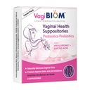 Vagibiom Probioitc Suppository Convenient Reisepakke med 2 Suppositories: Microbiome Flora Balance. Odor Control Regimen; Balanse og nourishes Sunn Flora
